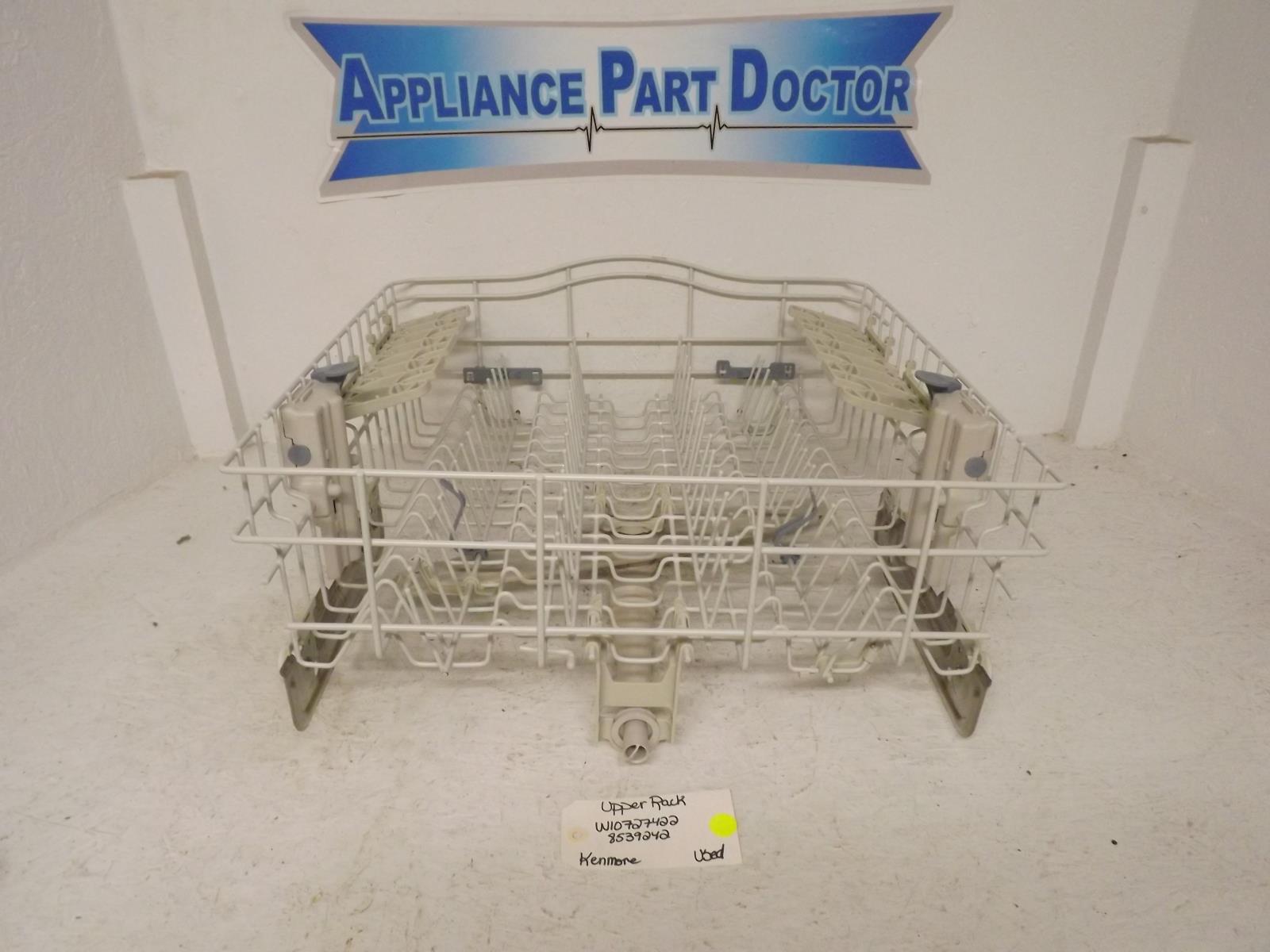 Kenmore Dishwasher W10727422 8539242 Upper Rack Used Kenmore Dishwasher W10727422 8539242 Upper Rack Used